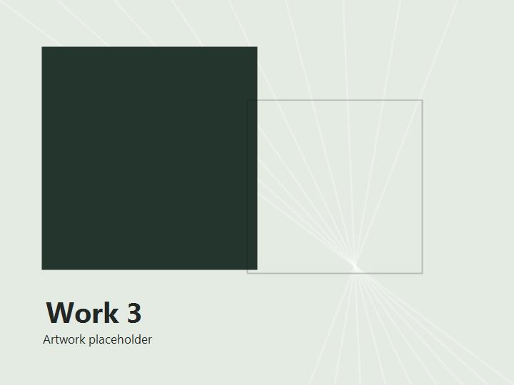 Artwork placeholder 3: replace with title and medium